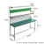 柏钢 防静电工作台流水线操作台工厂车间实验室试验台工具桌带灯打包台1800*600*1800mm三层
