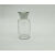 容器大容量密封瓶药剂瓶放置皿标本广口瓶试剂小玻璃带盖密封 60ML透明广口瓶