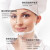 珀灵新品餐厅服务员口罩40支装透明口罩餐饮专用塑料厨房微笑餐厅防雾飞沫唾沫口水厨师 5个装.