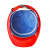 利力维特安全帽内衬 一次性安全帽内衬蓝色固定式无纺布吸汗透气头盔内胆 纸质蓝 50只