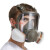 适用于防毒面具喷漆化工农药防粉尘面罩6800款消防大视野硅胶防毒 面具主体 不含配件