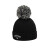 卡拉威（Callaway）高尔夫球帽新款冬季女士针织帽防寒保暖golf运动绒球毛线帽 5223665 黑色