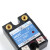 适用单相固态继电器SSRMGR-1 D4825直流控交流DC-AC常开25DA 继电器+散热器T型黑色