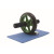 利瑞芬单轮健腹轮 力量健身训练器 独轮腹肌轮篮球训练 蓝色 双轴承-加跪垫