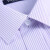 MAYOR雅戈尔男士短袖衬衫半袖纯棉免烫商务正装条纹衬衣官方旗·舰店 紫色 0792款 40码(短袖)