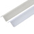 护角条 墙护角PVC护墙角保护条粘贴免打孔客厅墙护角防撞条阳角线 25mm白色粗纹 0.5米试用1.5米以上少于4根