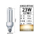 工孚 节能灯标准型ES光源节能灯管螺口 3U/23W黄光 单位：个
