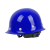 君御 工地施工安全帽 固安捷1533玻璃钢盔式安全头盔抗冲击头盔（YD型下颏带）蓝色