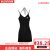 彪马（PUMA）新款女子罗纹紧身吊带连衣裙 RIBBED DRESS 630530 黑色-01 M(成人)