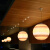 星球吊灯店铺大厅幼儿园游乐场咖啡厅餐厅酒吧台艺术圆球月球吊灯 定制月球款 直径150cm