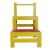 PYKR 绝缘梯凳 双层梯凳带轮凳可移动绝缘凳子 工程专用凳子 二层台面高0.5m