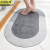 京洲实邦 40*60cm（椭圆）绿 卫生间吸水速干地毯地垫门口浴室防滑脚垫厨房垫JZSB-9060