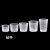 稀释杯实验室毫升杯刻度清晰pp塑料透明小杯计量筒小测量杯烧杯量 20ml20个装
