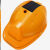 德威狮太阳能带风扇安全帽工地夏季多功能电风扇充电空调防晒帽子头盔男 国标15000毫安蓝色对讲空调