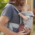 BabyBjorn婴幼儿背带腰凳新生儿宝宝抱娃神器解放双手Mini网眼系列0-12个月 灰色/网眼