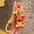 网红卡皮巴拉钥匙扣呆萌可爱小水豚包包挂饰女时尚书包挂件小饰品 水豚君挂件-豚门永存 4厘米