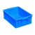张氏艺佳 加厚塑料可配盖子周转箱物料配件箱塑料养鱼箱 蓝色1# 710*455*180mm