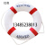 船用专业 加厚塑料儿童实心高浮力5556国标2.5kg游泳圈 地中海红色中号