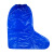 一次性pe塑料防雨防水鞋套雨天鞋套养殖场鞋套防护鞋套养殖场鞋套 蓝色皮筋款50*39cm/20g