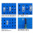 力多方 展示架挂钩五金工具多孔板挂钩方孔洞洞板挂钩斜直挂钩100mm10个装可定制