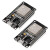 ESP32开发板2.4GHz双模WiFi+蓝牙双核微控制器处理兼容通用IDE定 黑色焊接
