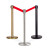 承豆 礼宾柱围栏 一米线护栏杆迎宾球头礼宾柱 不锈钢款约2米长