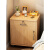 菲典森床头柜保险柜带锁家用现代简约客厅储物柜仿实木纹迷你小型收纳柜 升级置物架暖白色