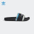 阿迪达斯 （adidas）休闲鞋男鞋女鞋夏季新款三叶草运动鞋透气沙滩鞋一字拖鞋GX1808 GX1808黑白 39