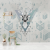 蓝鱼（LANYU）3D北欧麋鹿墙布电视背景墙壁画客厅卧室现代简约线条三角壁纸墙纸定制 透气整张-无纺布