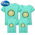 迪士尼（Disney）高端亲子装2024新款一家三口四口夏季纯棉短袖T恤母女母子全家装 浅蓝色 宝宝90#