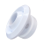 恩宝乐塑胶ABS球形喷射口空调圆形风口机场车站广场远程直流旋流口 4号-塑料球喷接管200mm(大量现