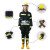名典消防 14款3C认证 消防服套装 战斗五件套 抢险救援 阻燃隔热灭火装备 防水反光 XXL