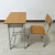 兰俊达辅导班课桌椅套装中学学习桌用教室作业培训学生写字书桌 单个桌子65高(到一年级)