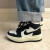 耐克（NIKE）女鞋Air Jordan 1 Elevate黑白熊猫厚底增高高帮复古休闲篮球鞋 DN3253-100 36