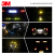 3M 夜间警示反光贴 钻石级汽车前杠车贴反光警示条5×5m黄色 10片装 2I00117