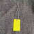 珠宝首饰现货PVC塑料防水空白弹力绳吊牌价格标签吊卡标价签 PVC黄色弹力绳3X5吊牌=100套
