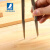 日本亲和划规木工金属画圆规硬质尖头工业用钢规亚克力塑料划线器 钢规（10cm）