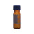 1.5ml透明/棕色进样瓶液相气相色谱玻璃样品瓶进样小瓶取样瓶样品 棕色无刻度(瓶+盖垫)预切盖