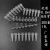 适用荧光定量 PCR 8连管 0.2ml 八连管2F8联管 排管 平盖 架子 01ml单管
