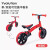 菲乐骑（Y·Volution）儿童平衡车1-3-6岁 宝宝学步车无脚踏宝宝滑行车单双轮平衡车 蔷薇粉12寸