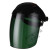电焊面罩焊接帽透气头盔 防飞溅防烤脸紫外线辐射护眼 黑顶(5号)绿屏面罩耐磨款