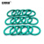 安赛瑞 氟胶o型圈密封圈 1235-76o型圈 FKM氟橡胶密封胶圈 绿色 内径82×3.5mm（50个装） 24323