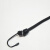 贝傅特 弹力绑绳 捆绑行李货物加粗绳韧性好尼龙绳打包绳 黑色1.2米双铁钩绳