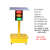 太阳能红绿灯交通信号灯 可升降移动信号灯 学校十字路口临时红绿 单面200-3-60型固定款