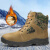 工品星 GPX-MCX-2冬季保暖反绒牛皮迷彩靴羊毛内里抗寒防滑耐磨鞋 45码 