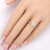 GZUAN古钻珠宝 62分18K金钻石戒指女士结婚/求婚戒指 J1801 9号