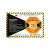 LableSHARK 冲击指示器防震撞不干胶贴纸SHARKⅡ（二代）防碰撞监测指示器显示标签 橙色75g  50个/组 