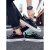 X YOUNG特步2024夏季新款帆布鞋男士低帮青少年百搭休闲板鞋男学生潮流 G655黑色 41