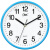 康巴丝（Compas）挂钟客厅办公室钟表挂墙简约创意时钟石英钟现代时钟 3018 蓝色