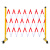米囹玻璃钢管式伸缩围栏电力施工绝缘可移动硬质折叠隔离防护栏杆围挡 1.2米高*4米长红白色